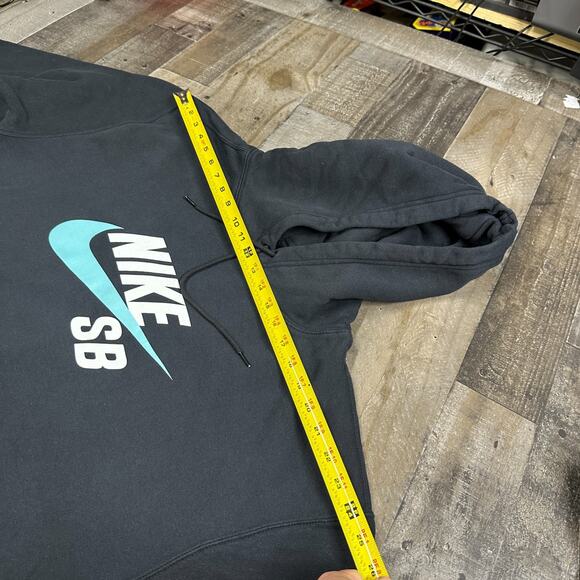 Nike SB Men's Black Skateboarding Skater Sweater Pullover Hoodie Size XXL 2XL - Picture 3 of 11